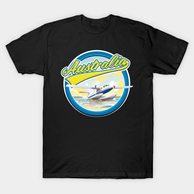 Australia Travel logo T-Shirt by nickemporium1